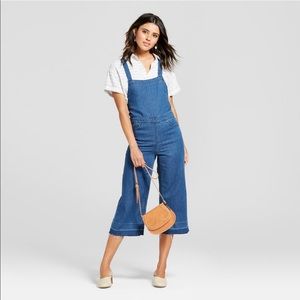 Universal thread tie back wide leg overall